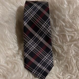 Ben Sherman Classic Plaid Tie - Black, Red, Gray